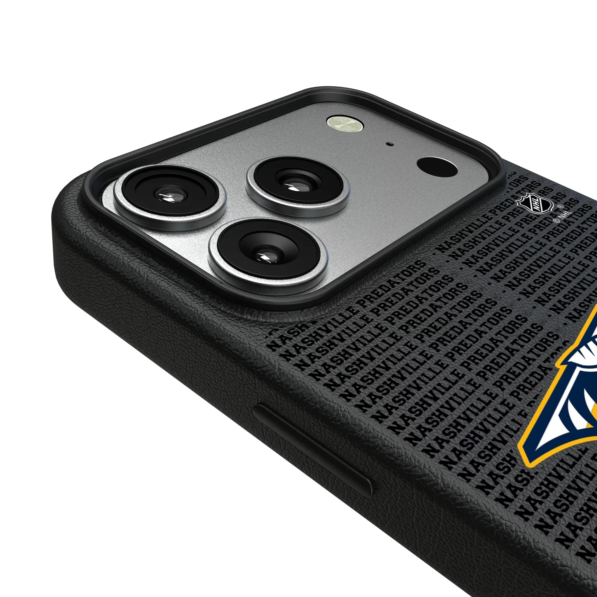 Nashville Predators Text Backdrop MagSafe Compatible Phone Case for Apple iPhone