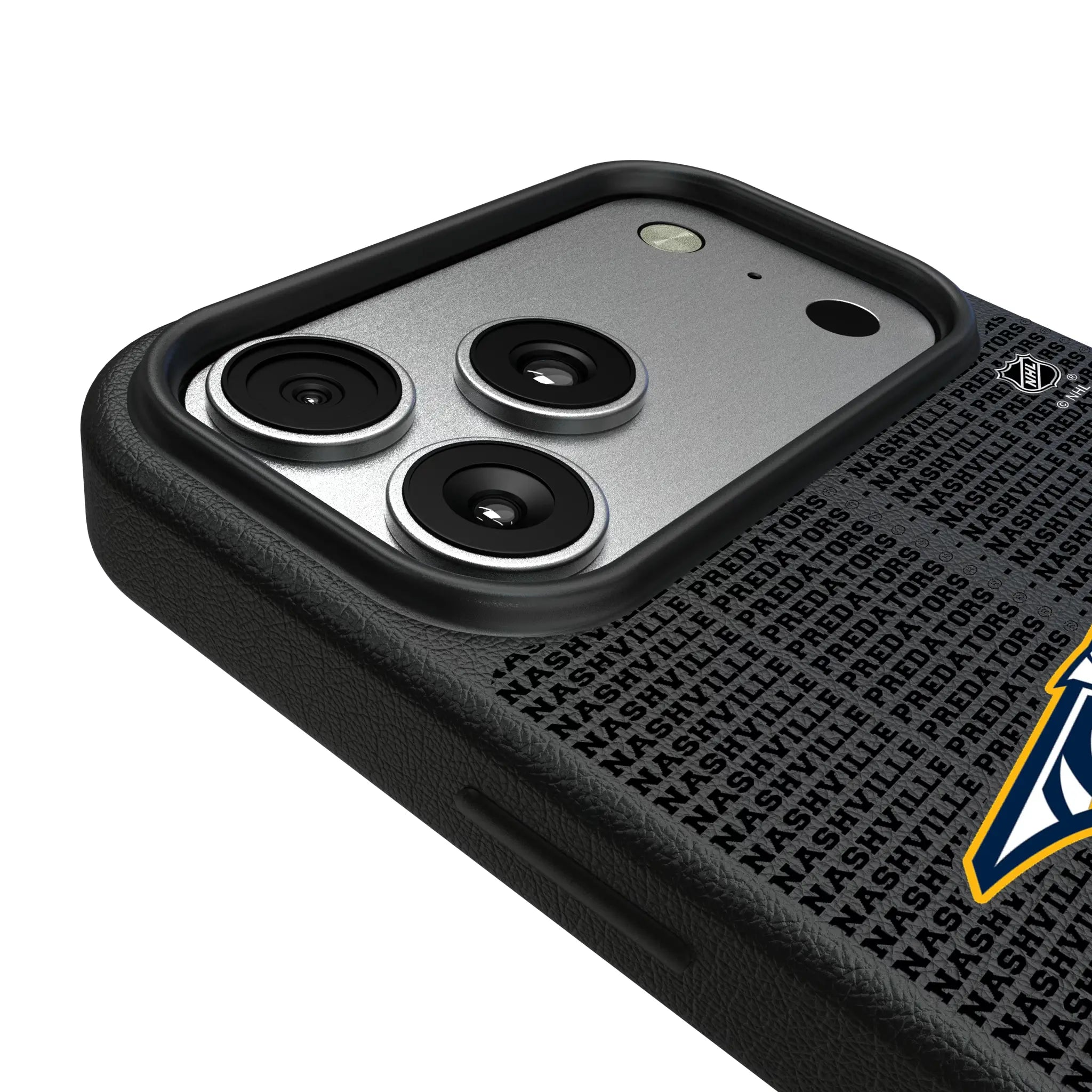 Nashville Predators Text Backdrop MagSafe Compatible Phone Case for Apple iPhone
