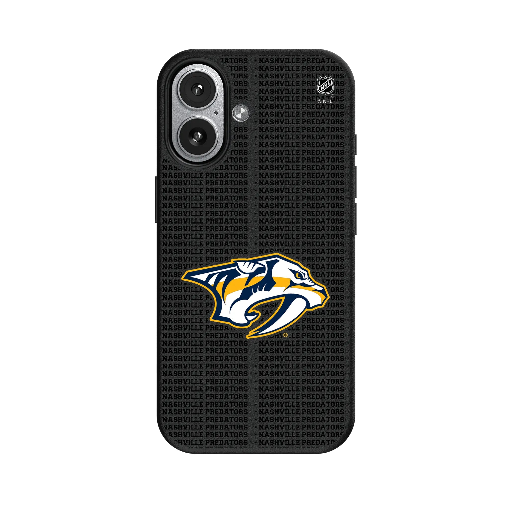 Nashville Predators Text Backdrop MagSafe Compatible Phone Case for Apple iPhone