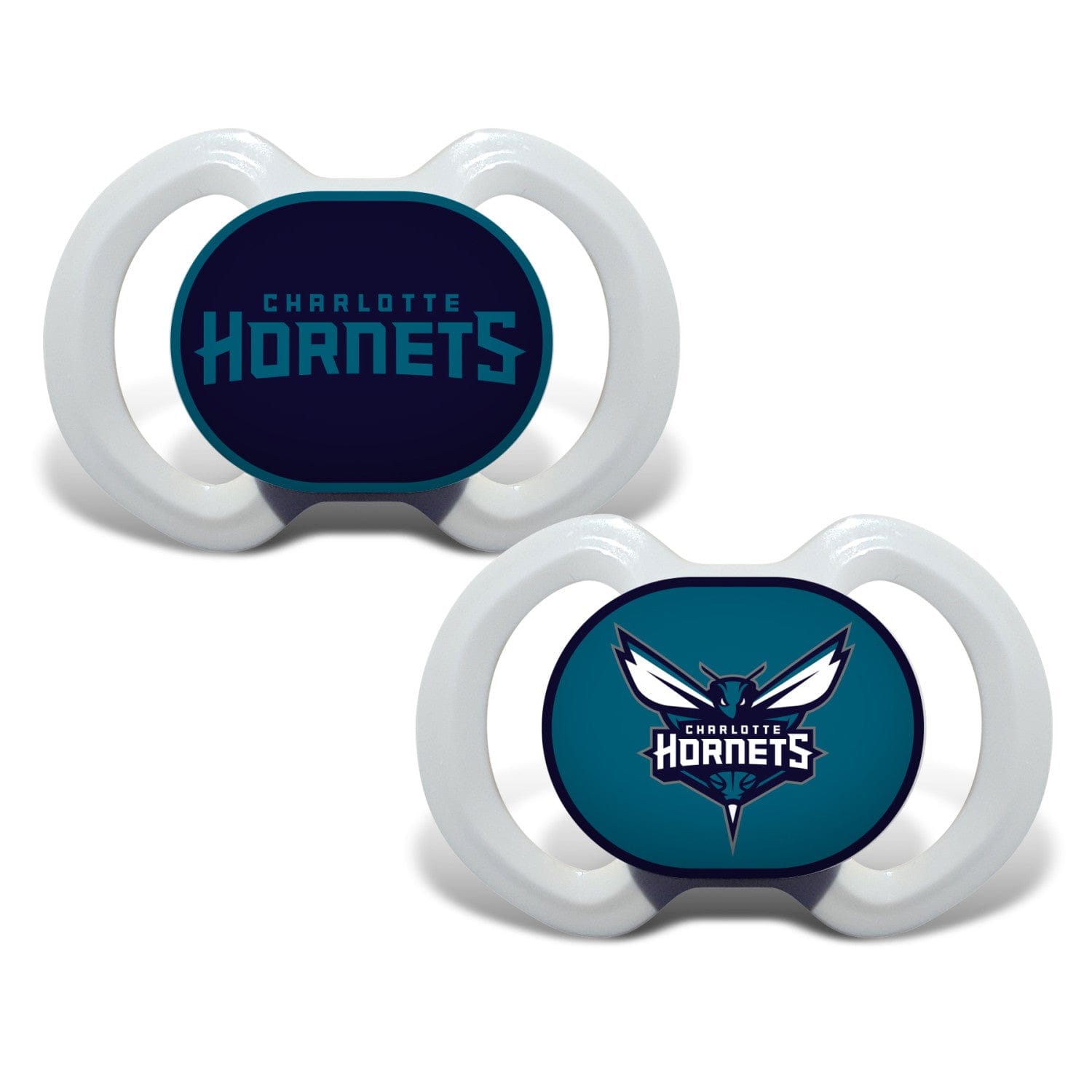 Charlotte Hornets Pacifier Set - 2-Pack - Sports Gifts, Sports Memorabilia, Sports Collectibles, Fan Shop