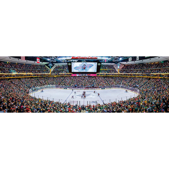 Minnesota Wild - 1000 Piece Panoramic Jigsaw Puzzle - 757 Sports Collectibles