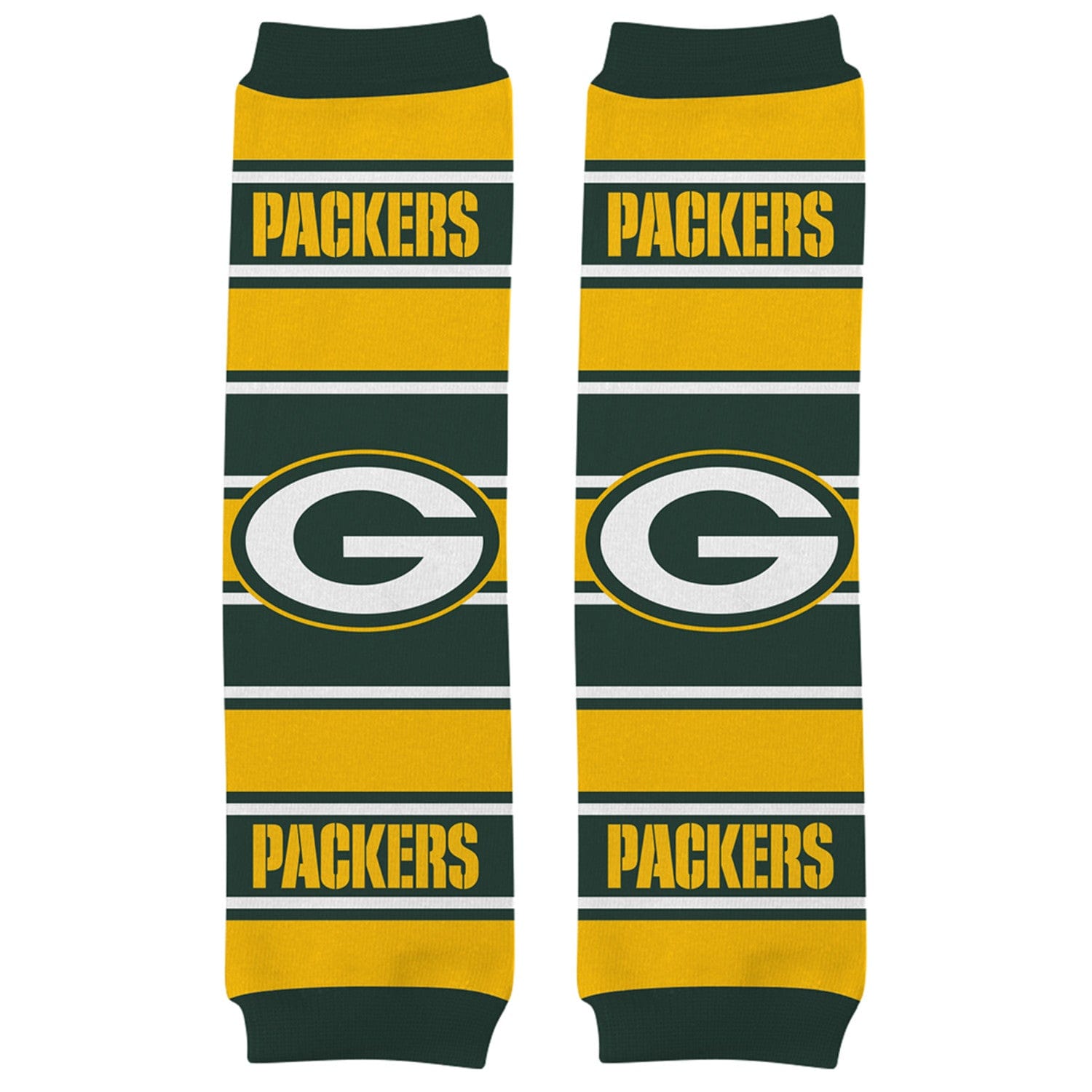 Green Bay Packers Baby Leg Warmers - Perfect for Little Fans!