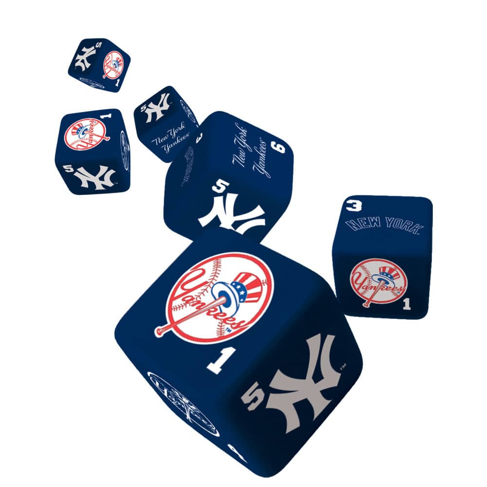 New York Yankees Official MLB Dice Set - Sports Gifts, Sports Memorabilia, Sports Collectibles, Fan Shop