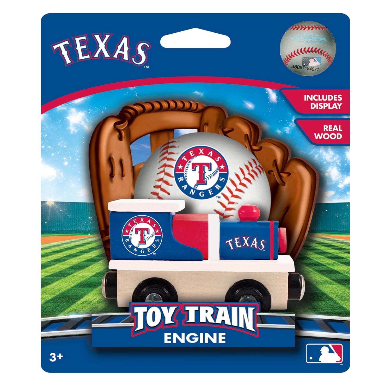 Texas Rangers Toy Train Engine - Sports Gifts, Sports Memorabilia, Sports Collectibles, Fan Shop
