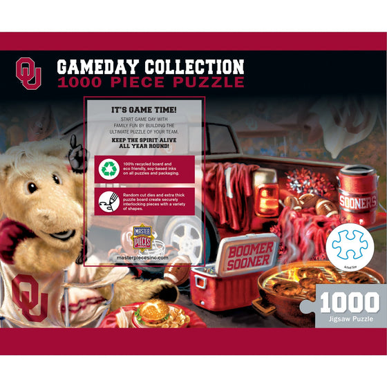 Oklahoma Sooners - Gameday 1000 Piece Jigsaw Puzzle - 757 Sports Collectibles