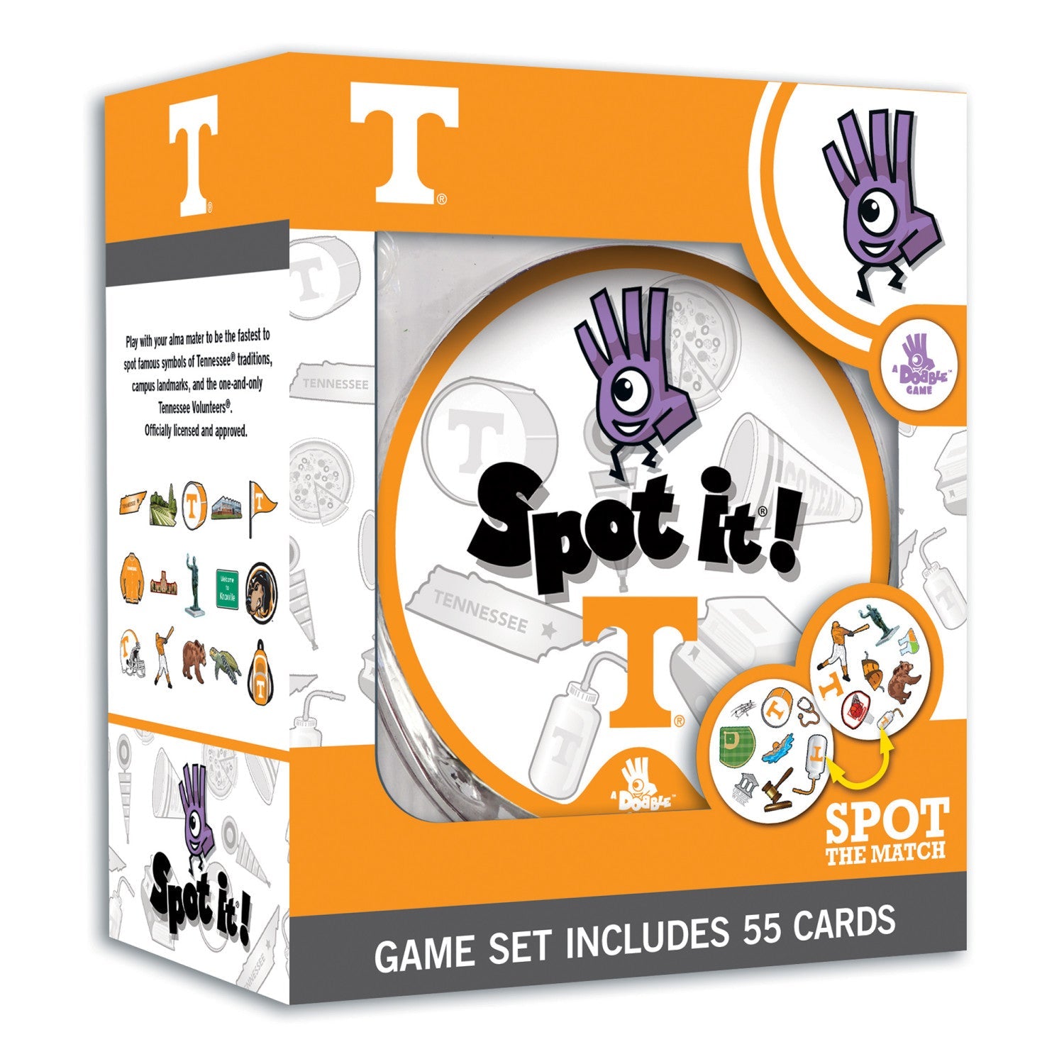 Tennessee Volunteers Spot It! Card Game - 757 Sports Collectibles