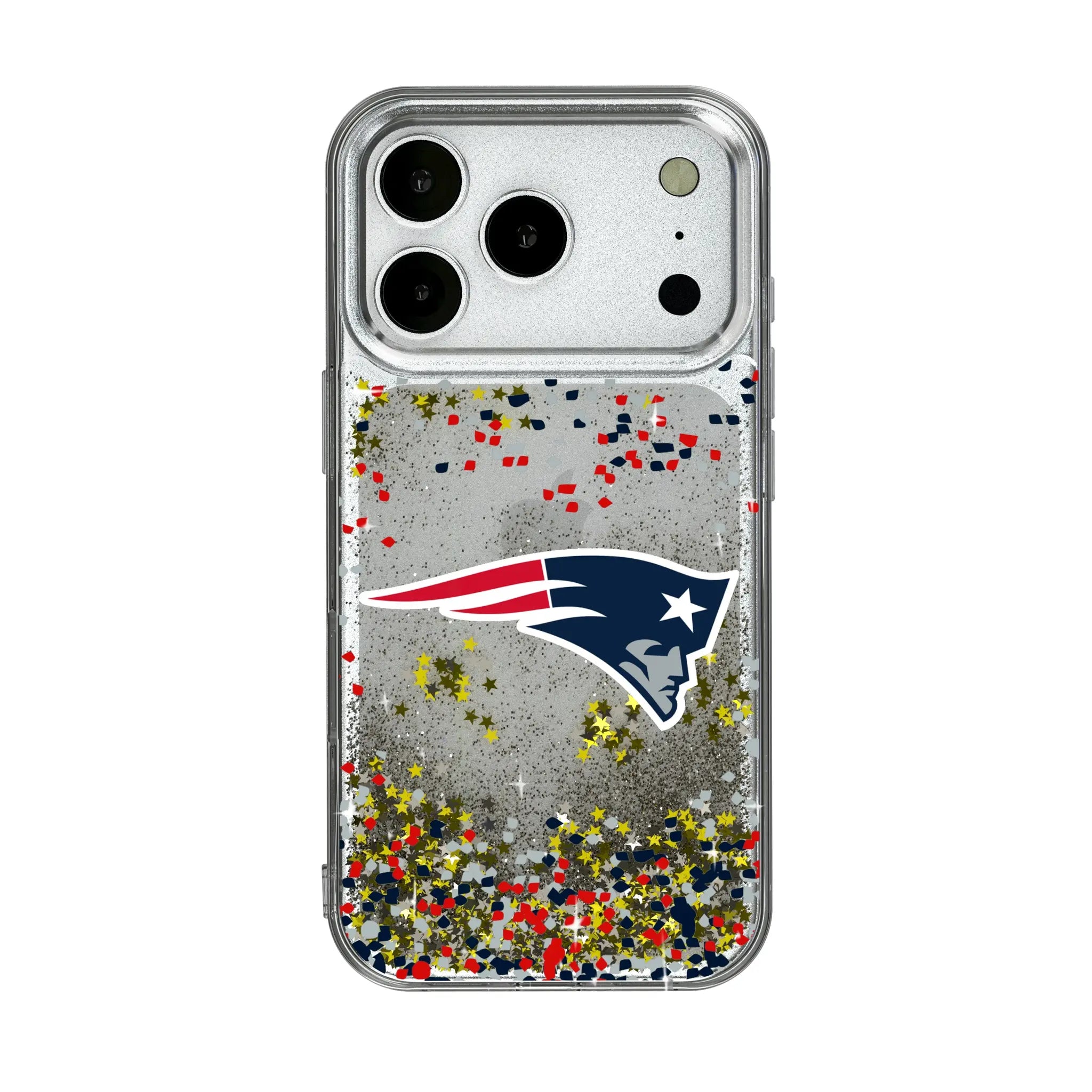 New England Patriots Confetti Glitter Phone Case
