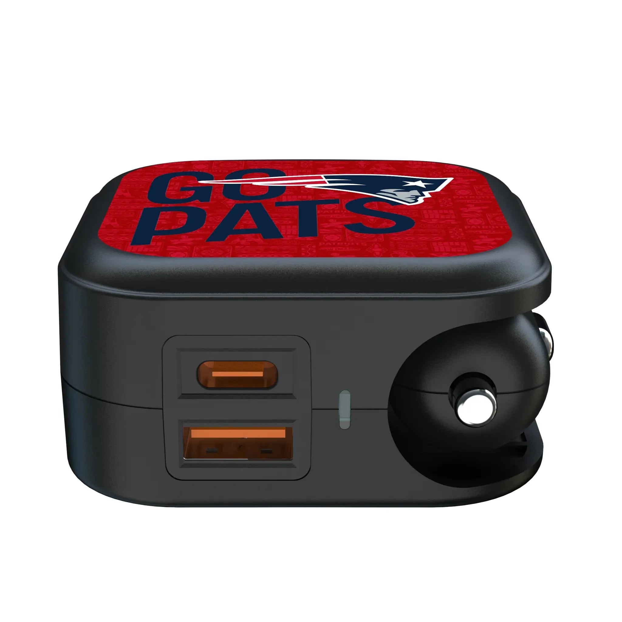 New England Patriots 2024 Illustrated Limited Edition 2 in 1 USB A/C Charger