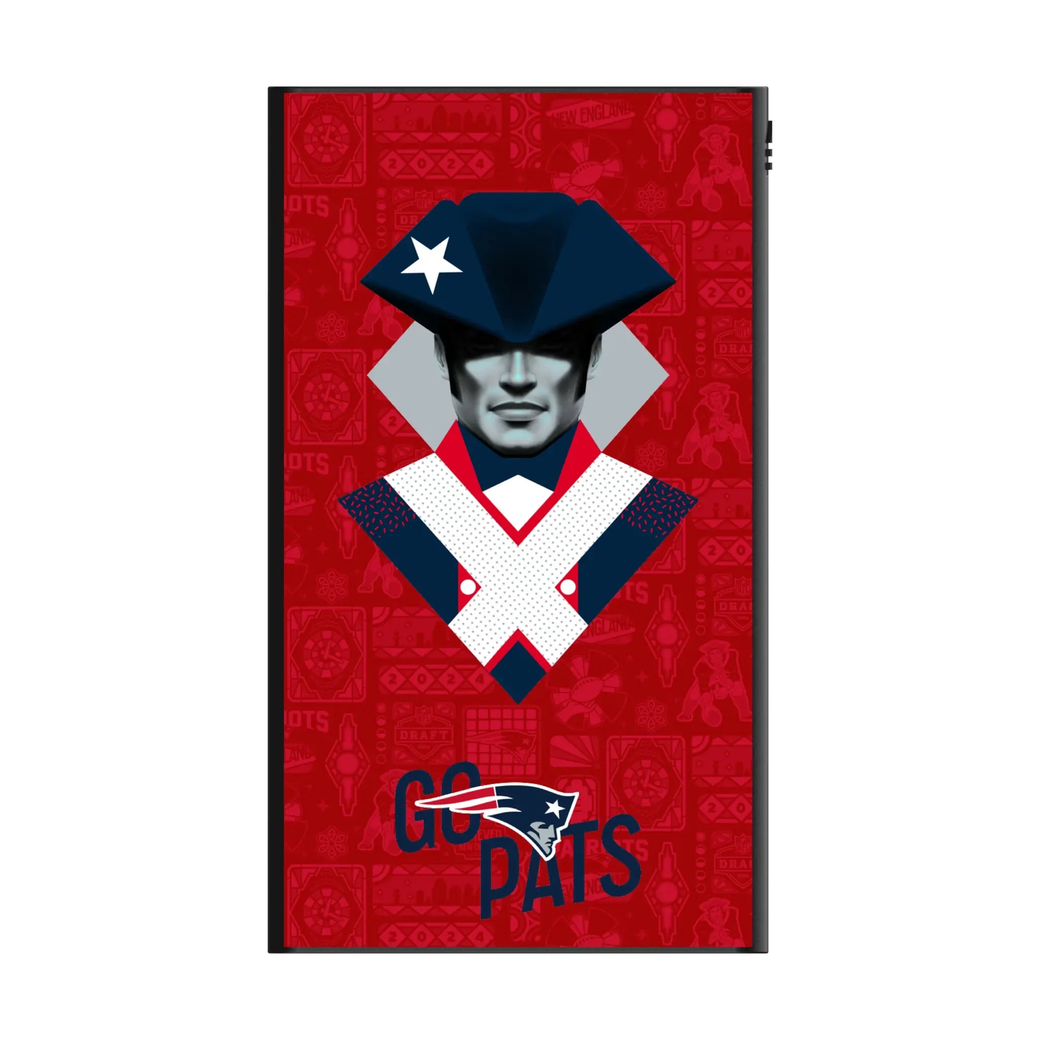 New England Patriots Deco 5000mAh Flat Powerbank