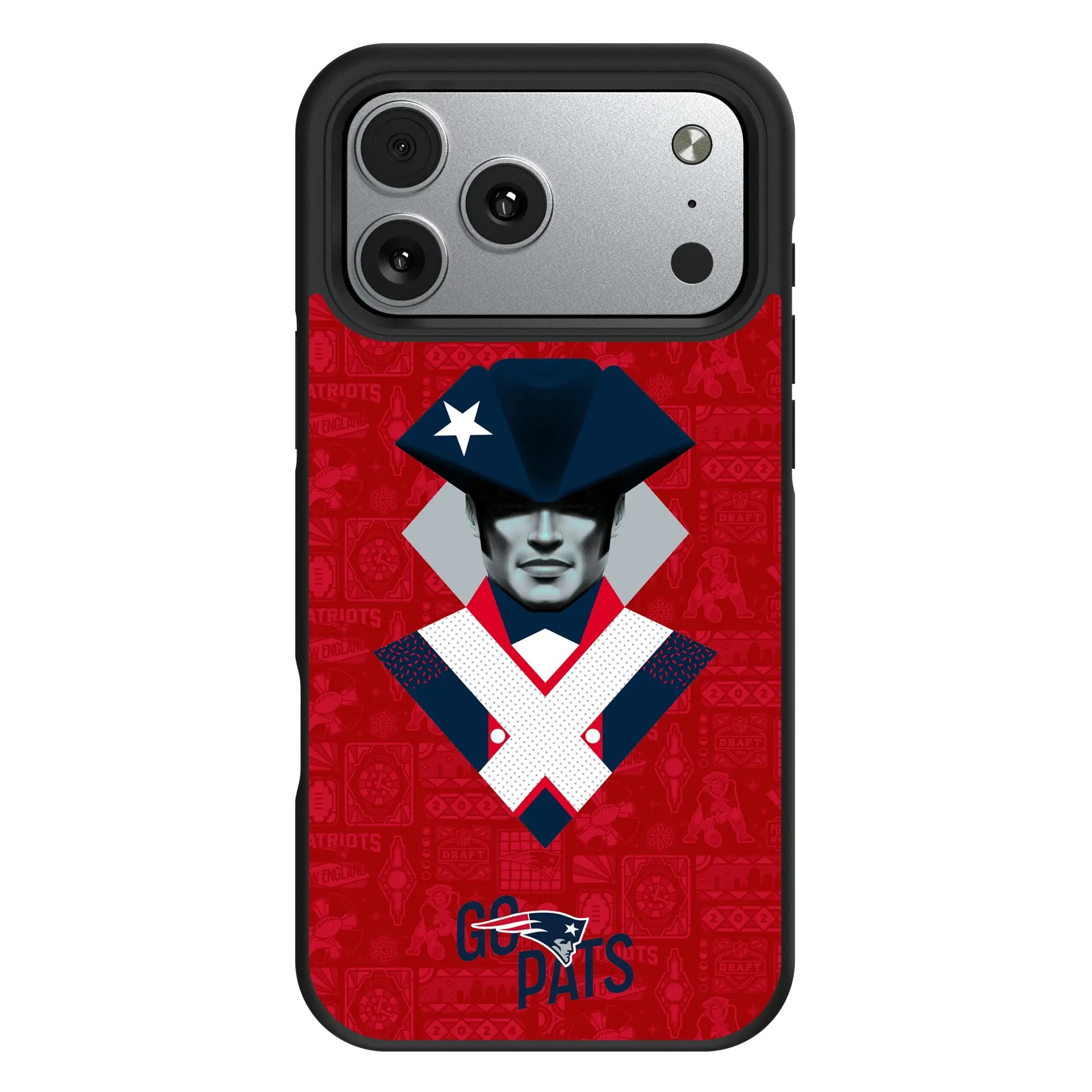 New England Patriots 2024 Illustrated Limited Edition Bump Phone Case
