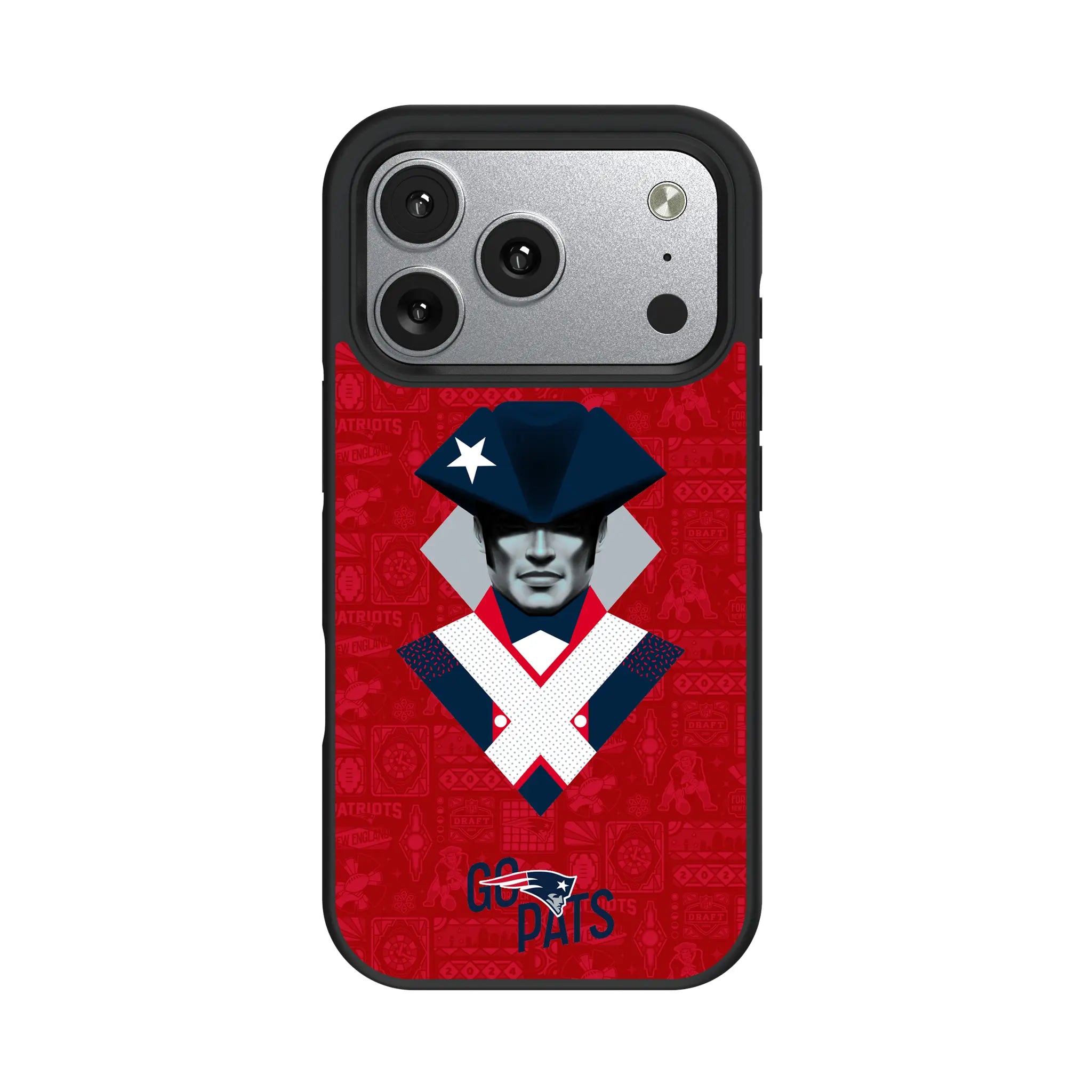New England Patriots 2024 Illustrated Limited Edition Bump Phone Case