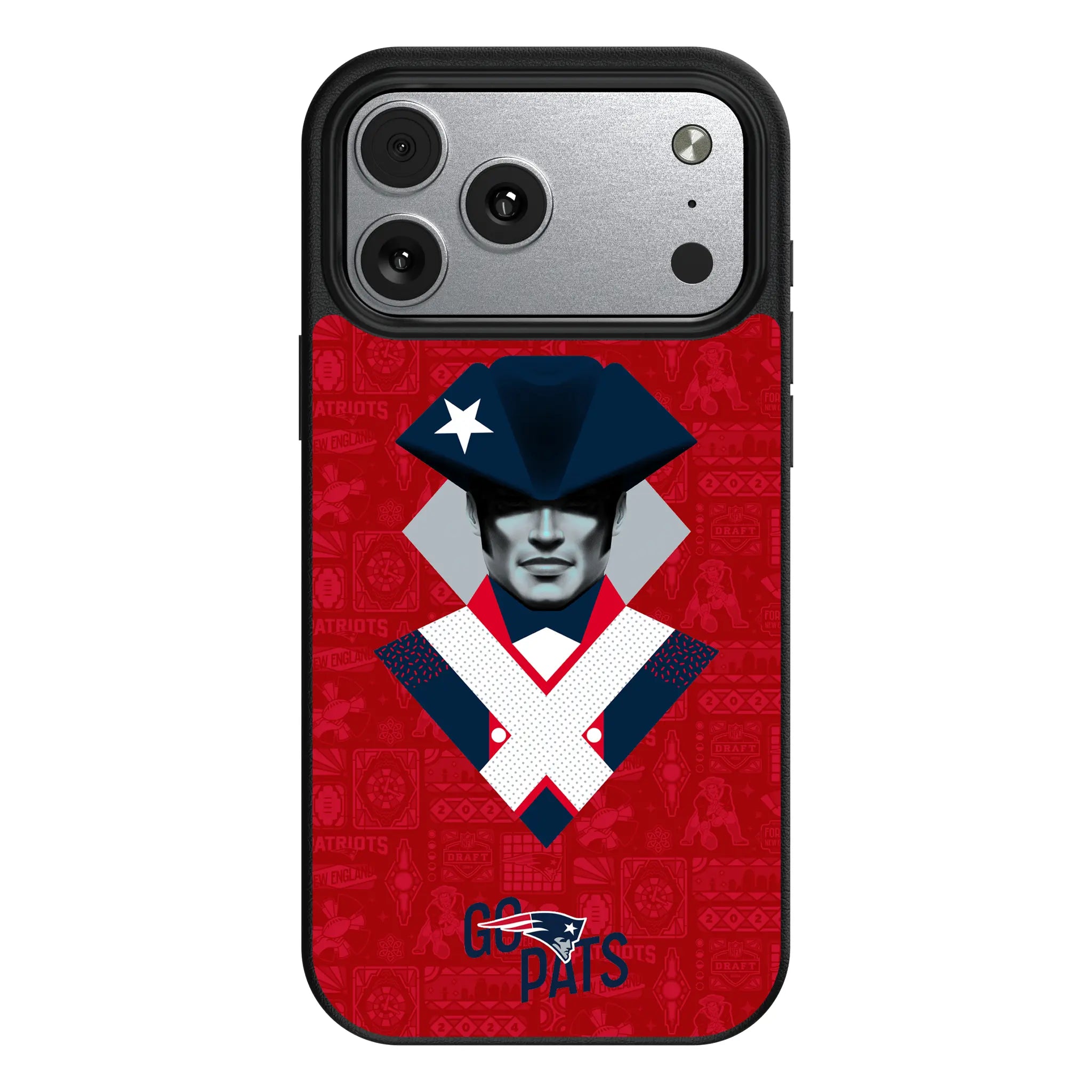 New England Patriots 2024 Illustrated Limited Edition Magnetic Phone Case