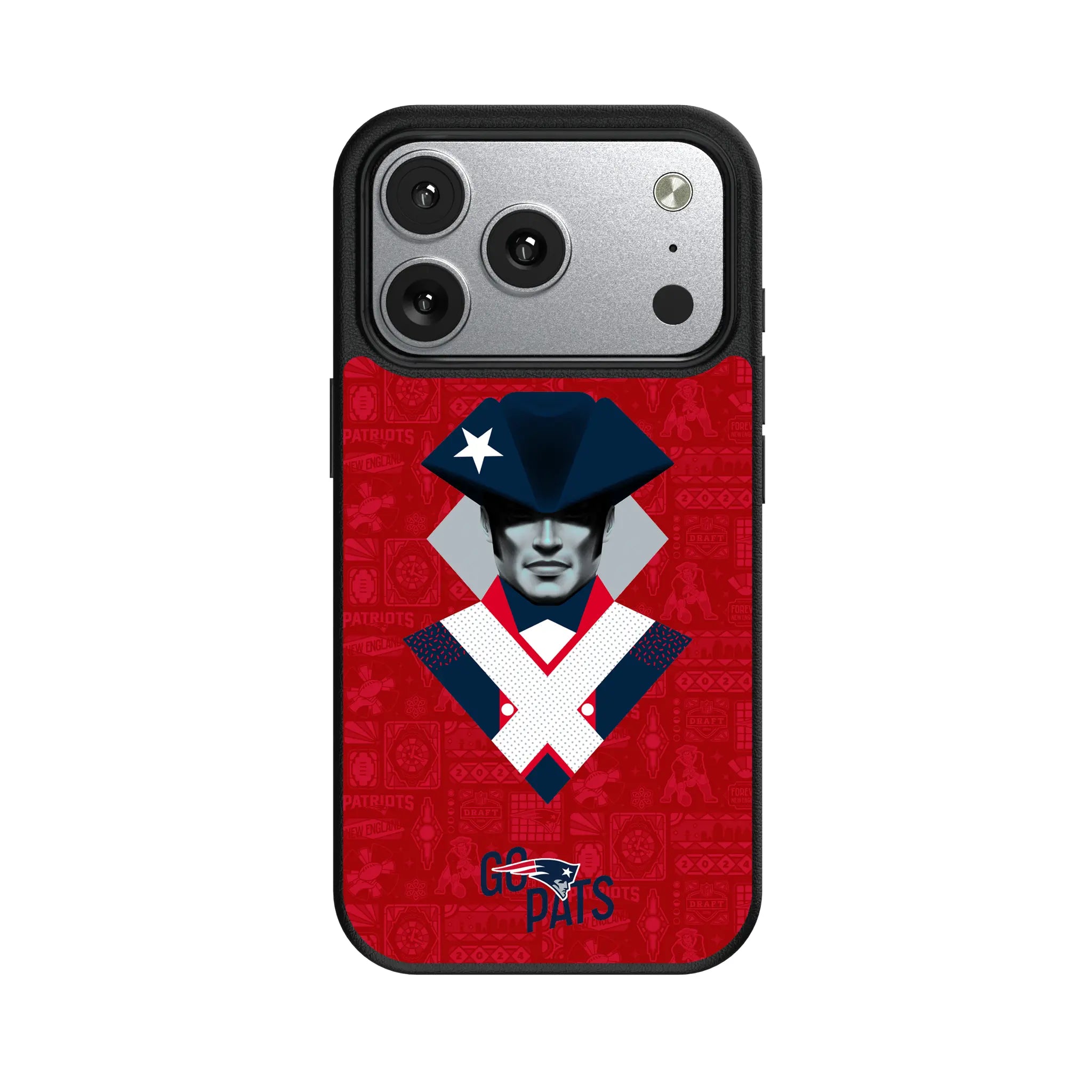 New England Patriots 2024 Illustrated Limited Edition Magnetic Phone Case