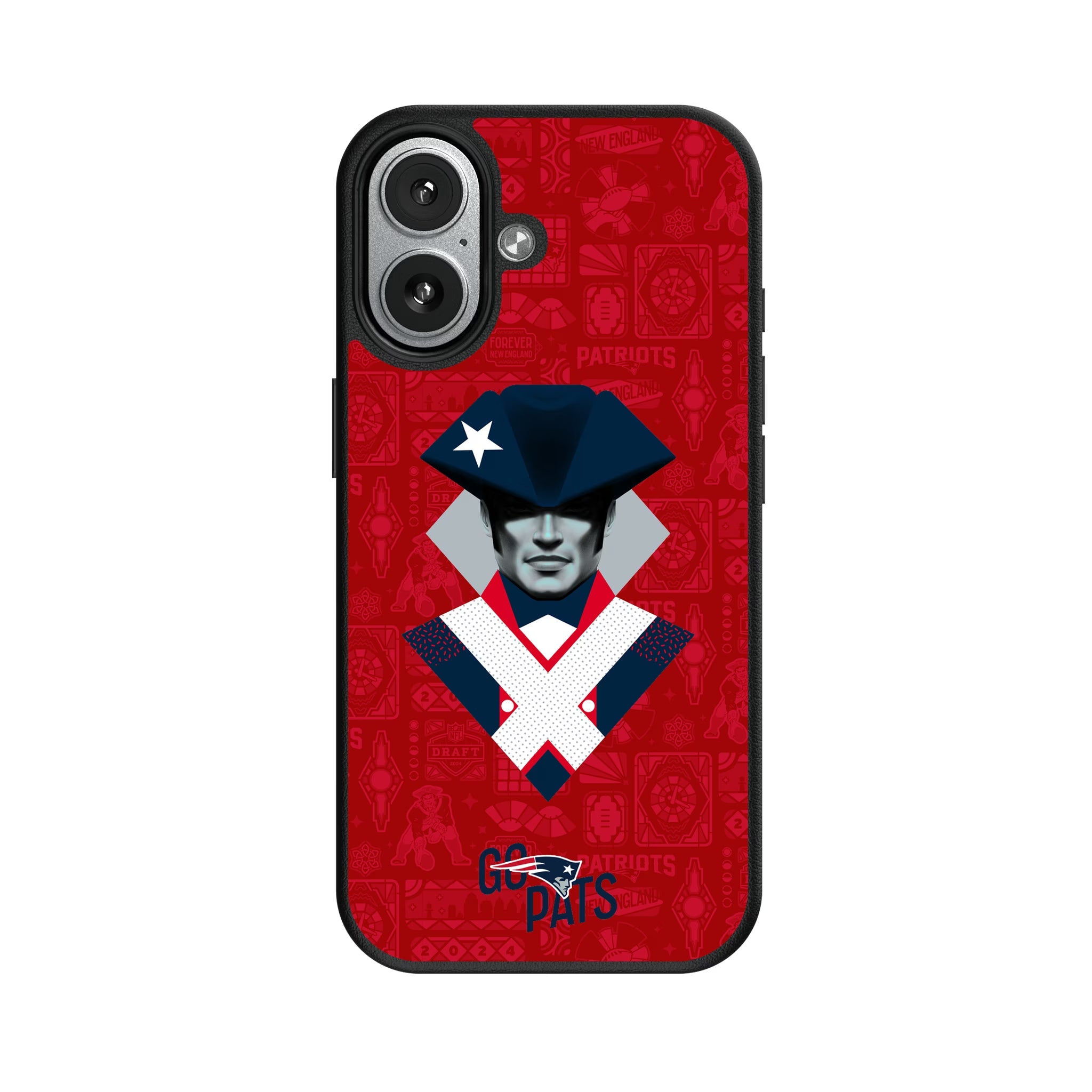 New England Patriots 2024 Illustrated Limited Edition Magnetic Phone Case - Sports Gifts, Sports Memorabilia, Sports Collectibles, Fan Shop