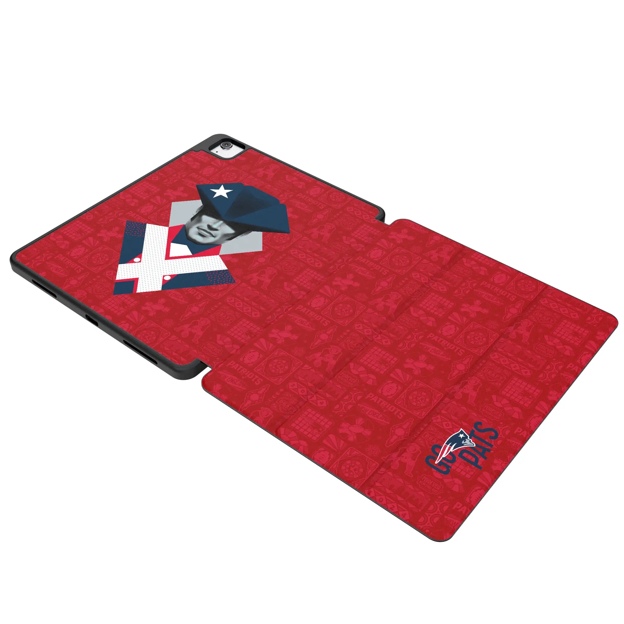 New England Patriots 2024 Illustrated Limited Edition Tablet Case for Apple iPad