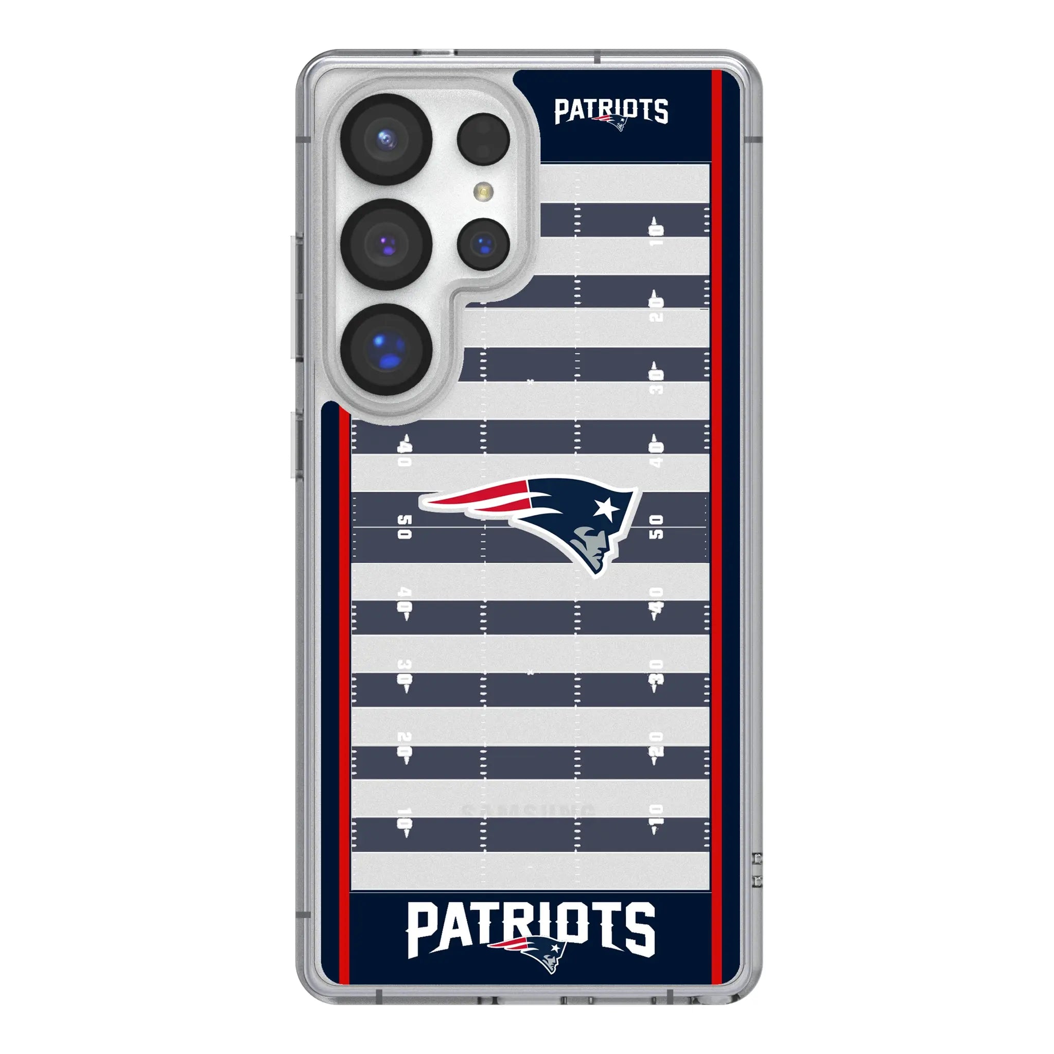 New England Patriots Field Clear Phone Case for Samsung Galaxy