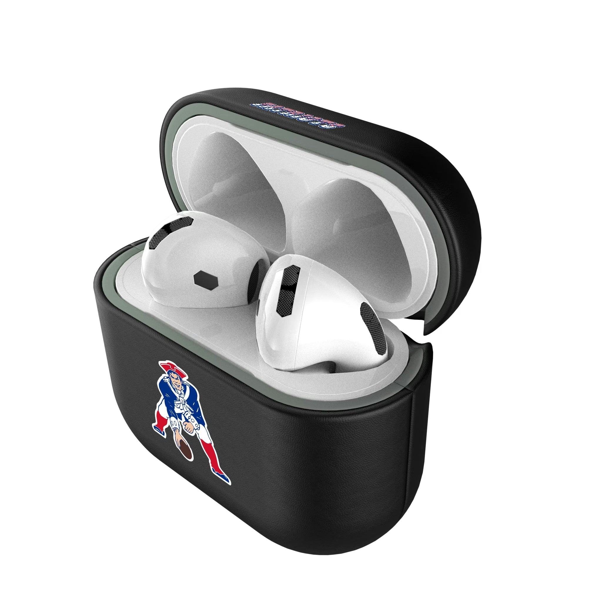 New England Patriots Historic Collection Insignia AirPod Case Cover - Sports Gifts, Sports Memorabilia, Sports Collectibles, Fan Shop