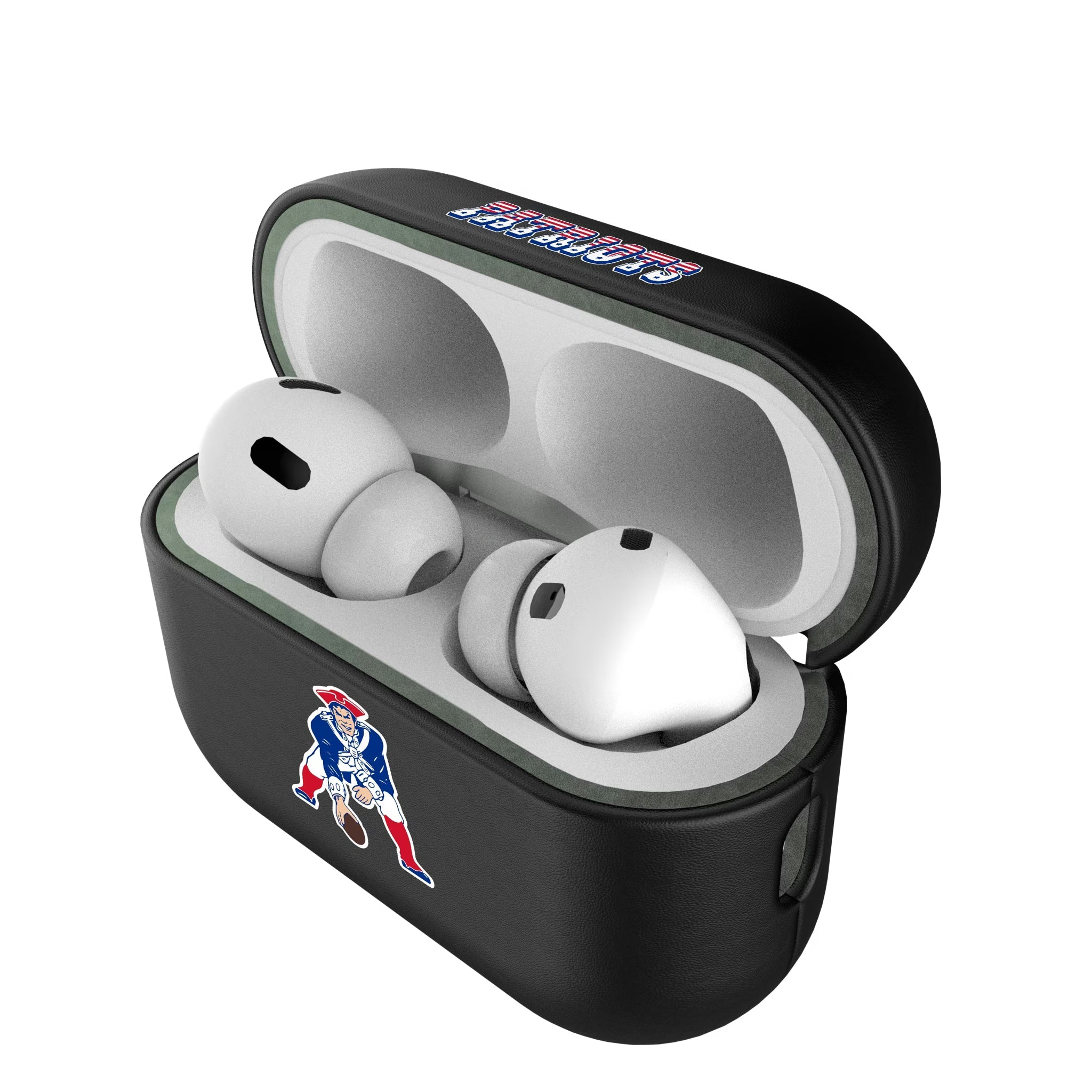 New England Patriots Historic Collection Insignia AirPod Case Cover - Sports Gifts, Sports Memorabilia, Sports Collectibles, Fan Shop