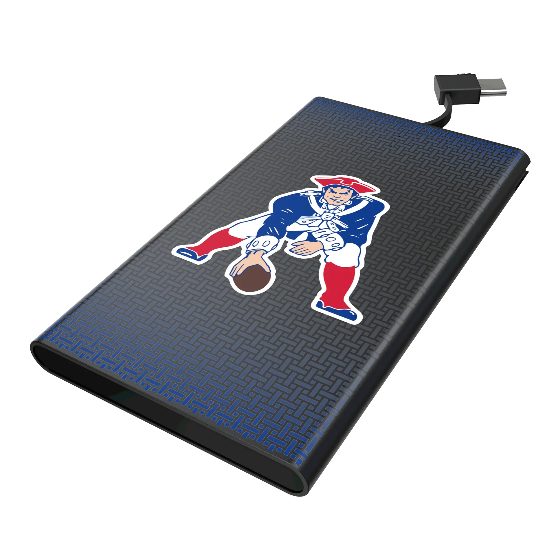 New England Patriots Historic Collection Linen 5000mAh Flat Powerbank