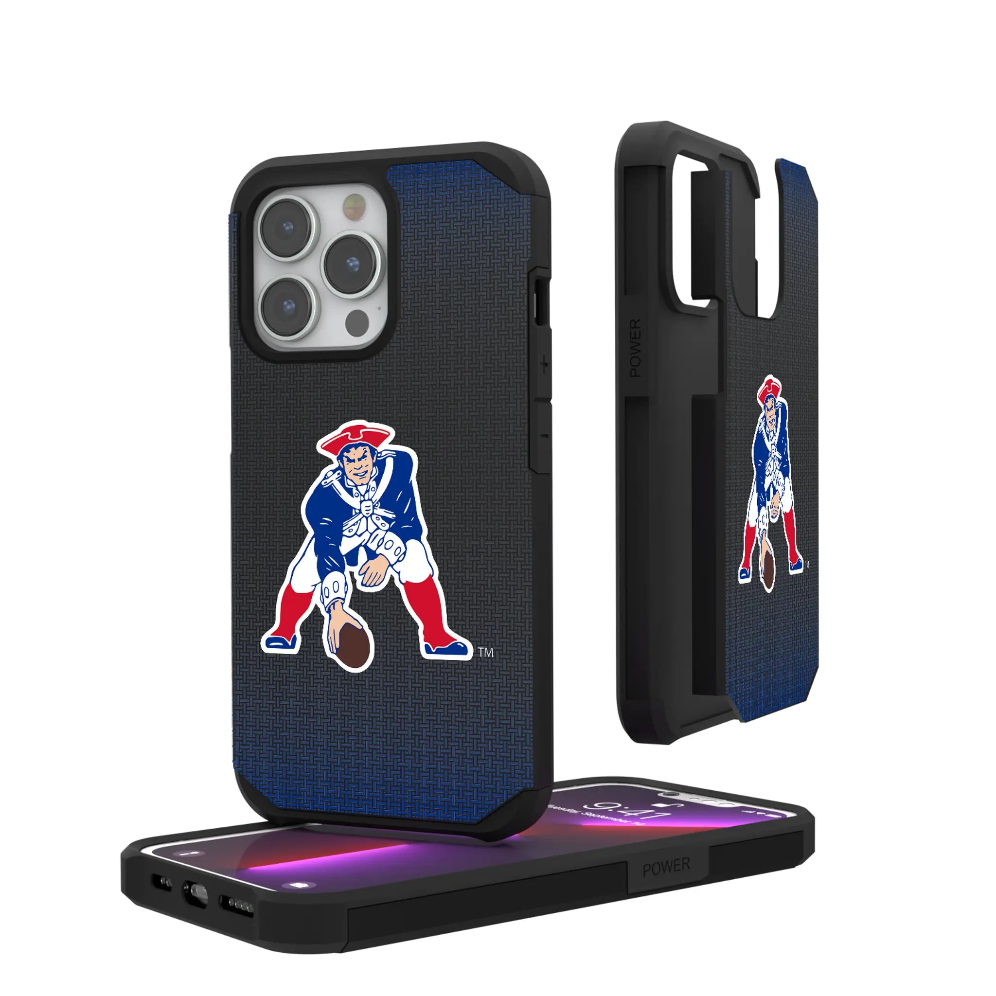 New England Patriots Historic Collection Linen Rugged Phone Case