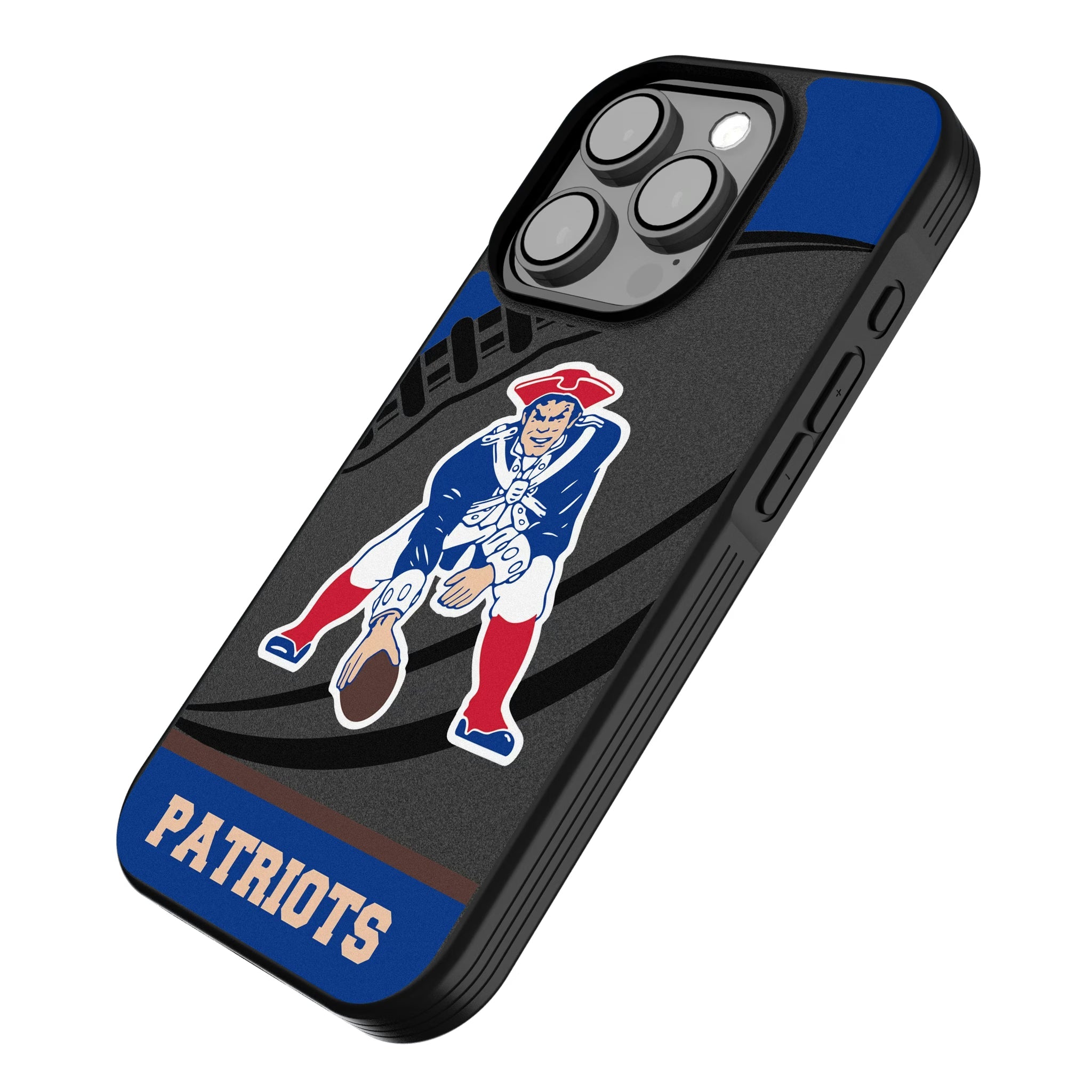 New England Patriots Historic Collection Passtime Bump Phone Case - Sports Gifts, Sports Memorabilia, Sports Collectibles, Fan Shop