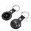 New England Patriots Insignia Black Airtag Holder 2-Pack