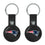 New England Patriots Insignia Black Airtag Holder 2-Pack