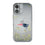 New England Patriots Linen Glitter Phone Case