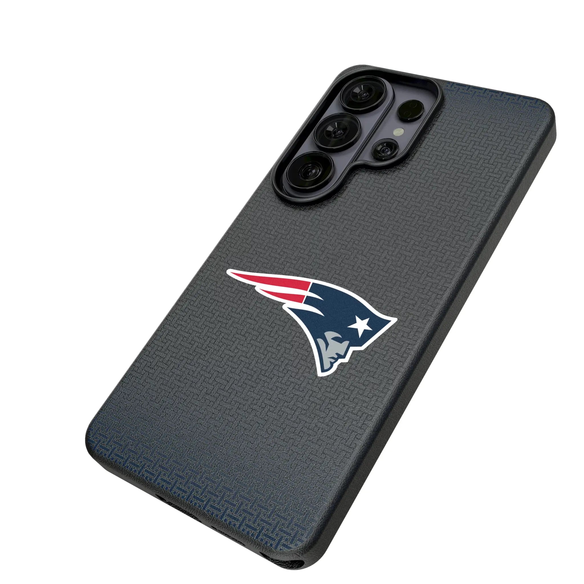 New England Patriots Linen MagSafe Compatible Phone Case for Samsung Galaxy