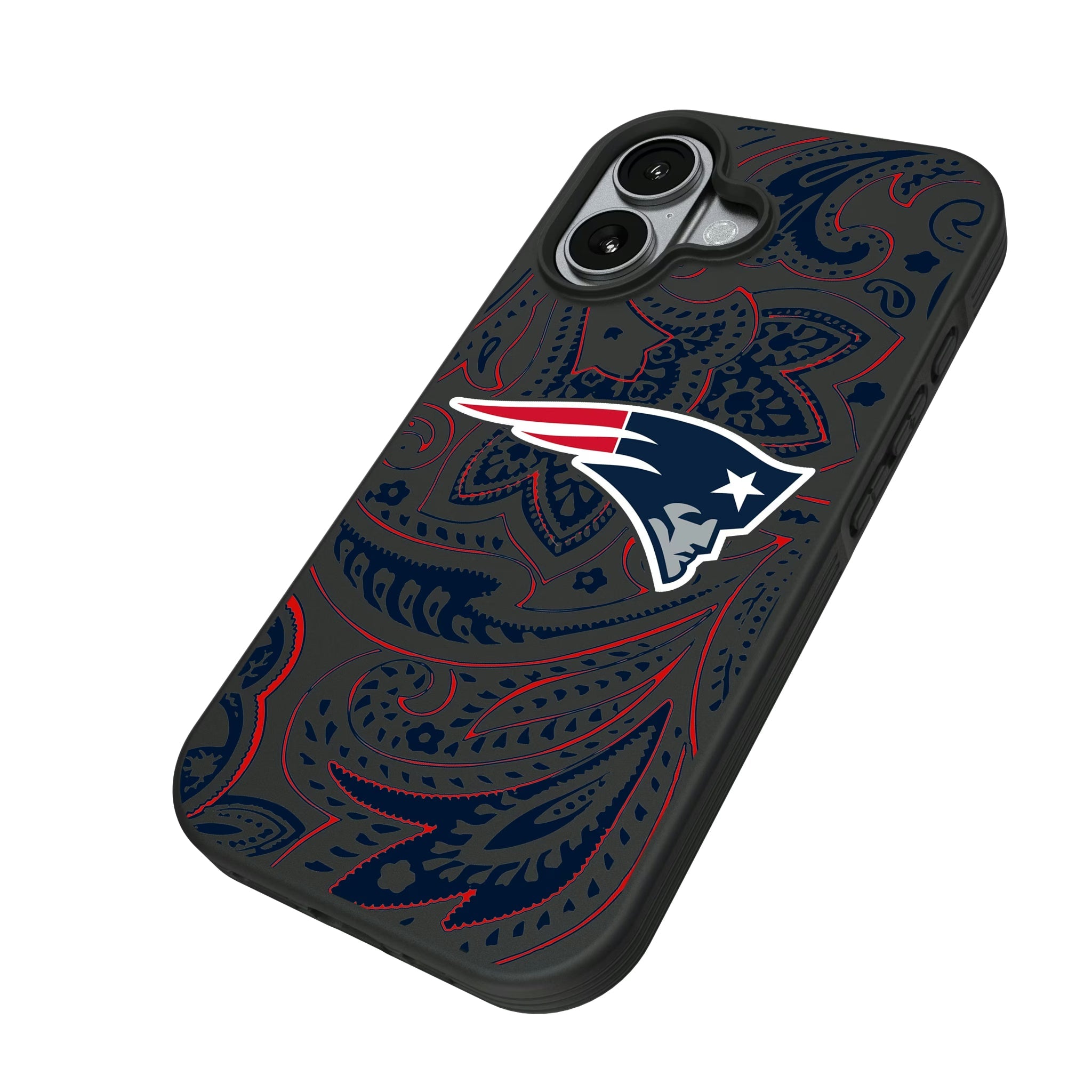 New England Patriots Paisley Bump Phone Case - Sports Gifts, Sports Memorabilia, Sports Collectibles, Fan Shop