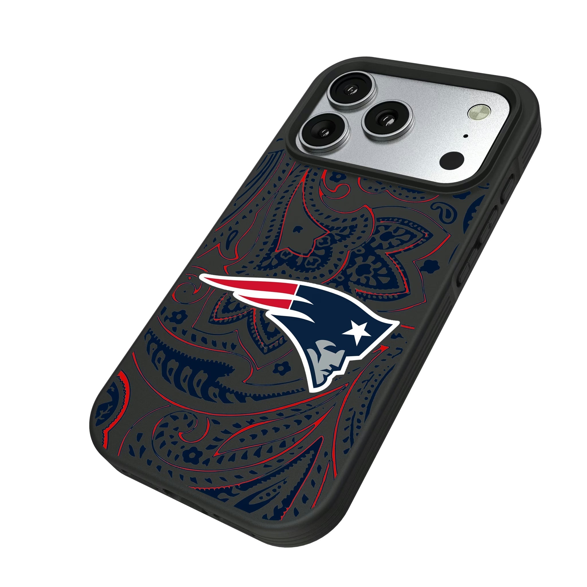New England Patriots Paisley Bump Phone Case - Sports Gifts, Sports Memorabilia, Sports Collectibles, Fan Shop