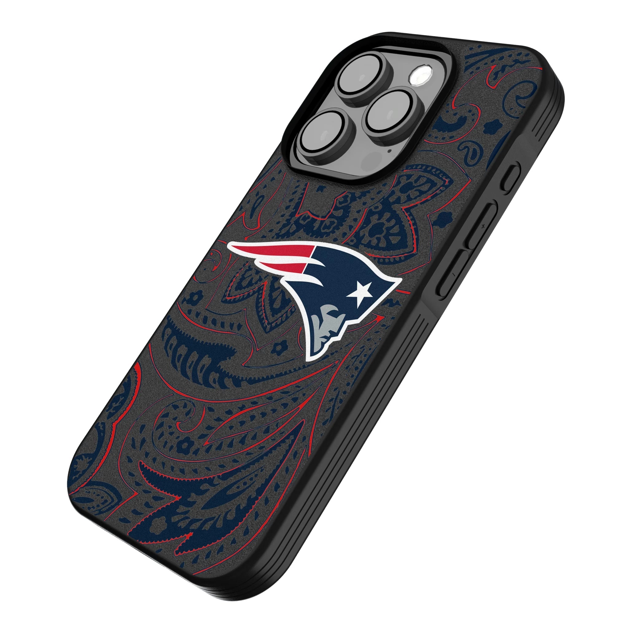 New England Patriots Paisley Bump Phone Case - Sports Gifts, Sports Memorabilia, Sports Collectibles, Fan Shop
