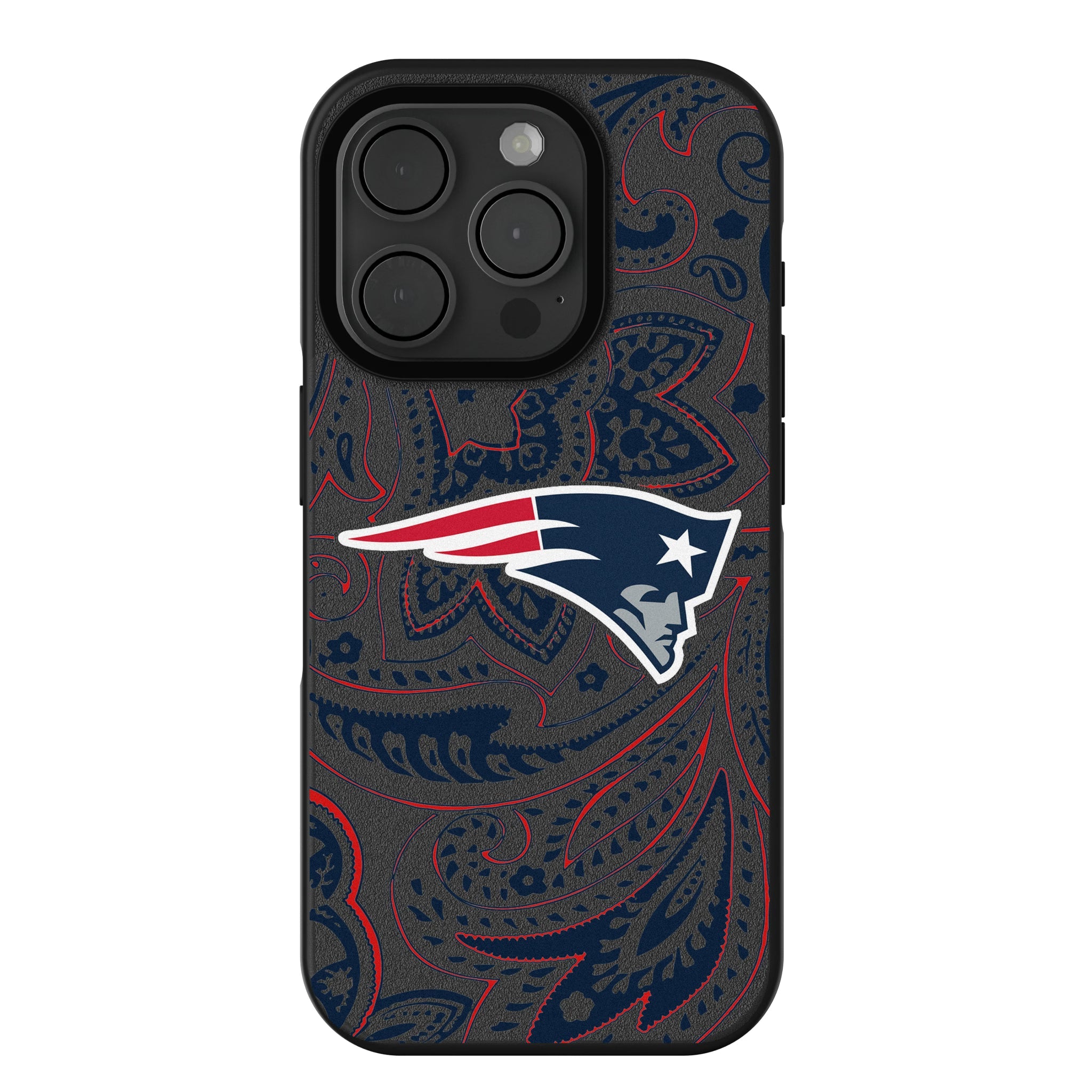 New England Patriots Paisley Bump Phone Case - Sports Gifts, Sports Memorabilia, Sports Collectibles, Fan Shop