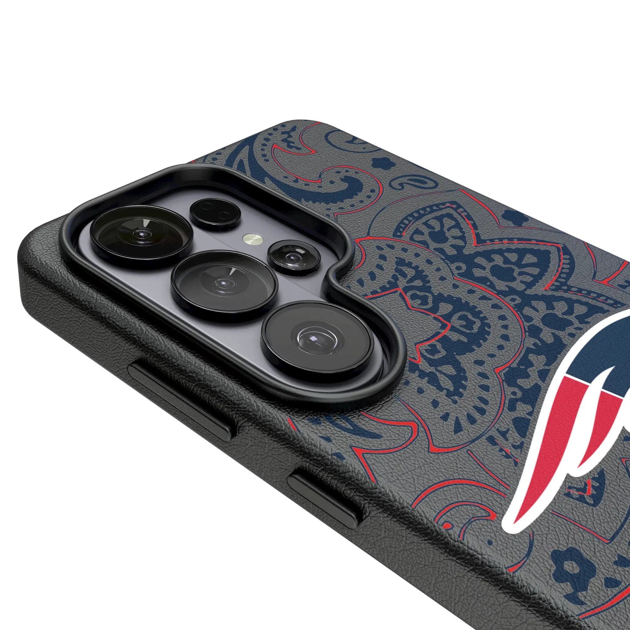New England Patriots Paisley MagSafe Compatible Phone Case for Samsung Galaxy
