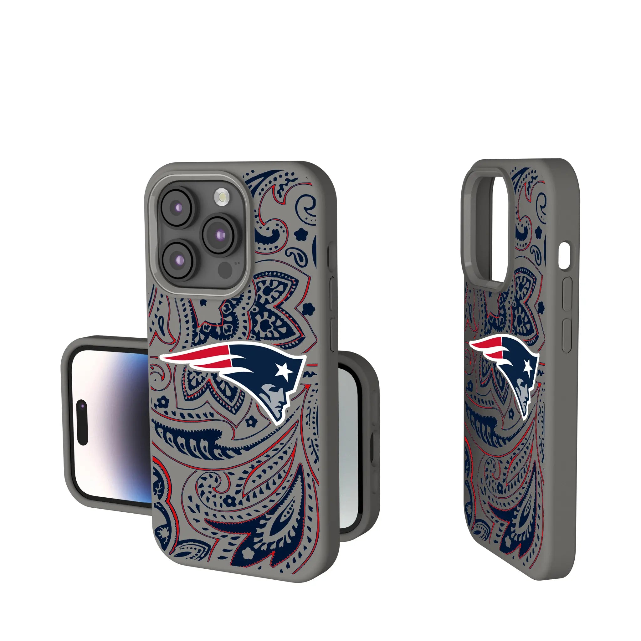 New England Patriots Paisley Soft Touch Phone Case
