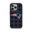 New England Patriots Plaid MagSafe Compatible Phone Case for Apple iPhone