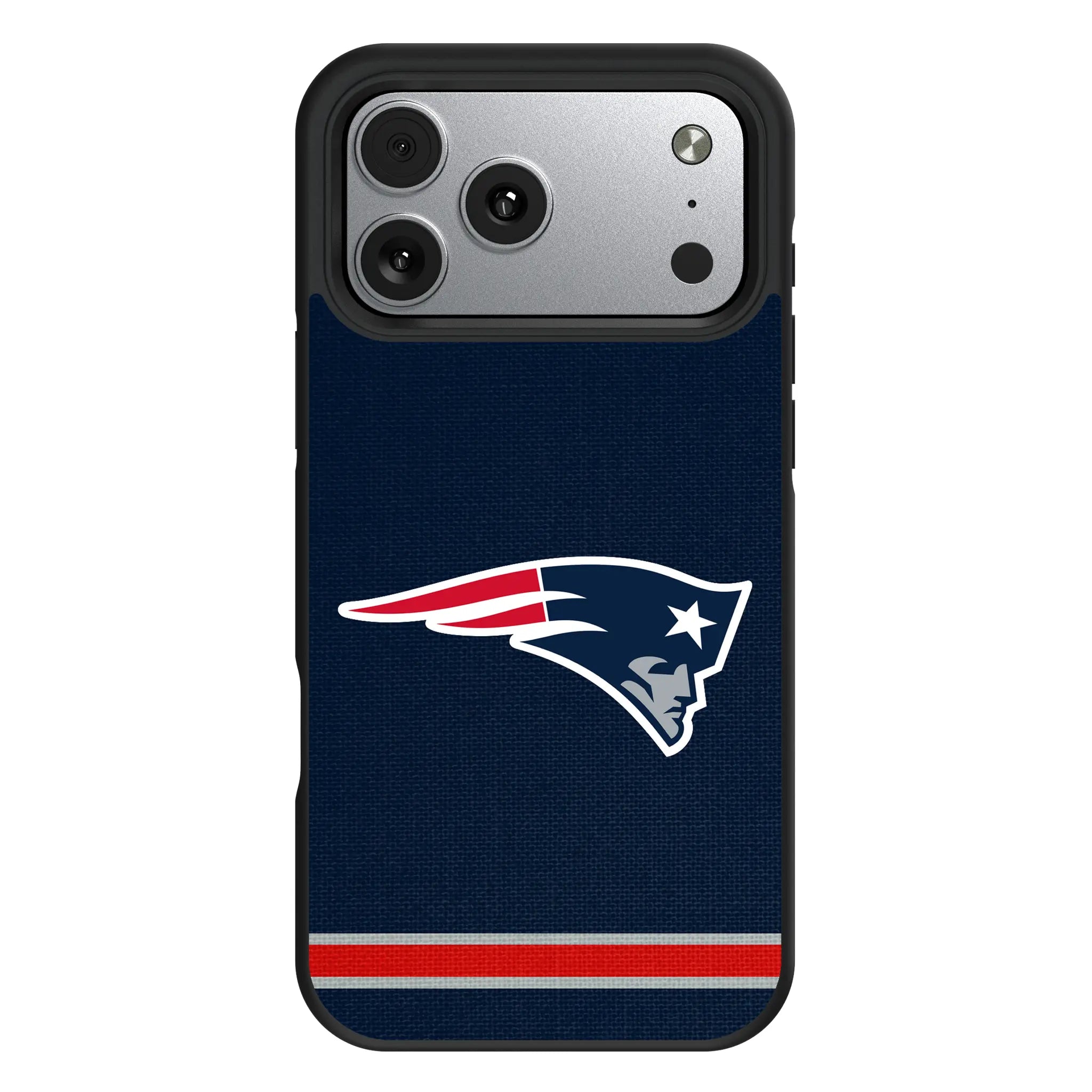 New England Patriots Stripe Bump Phone Case