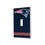 New England Patriots Stripe Hidden-Screw Light Switch Plate