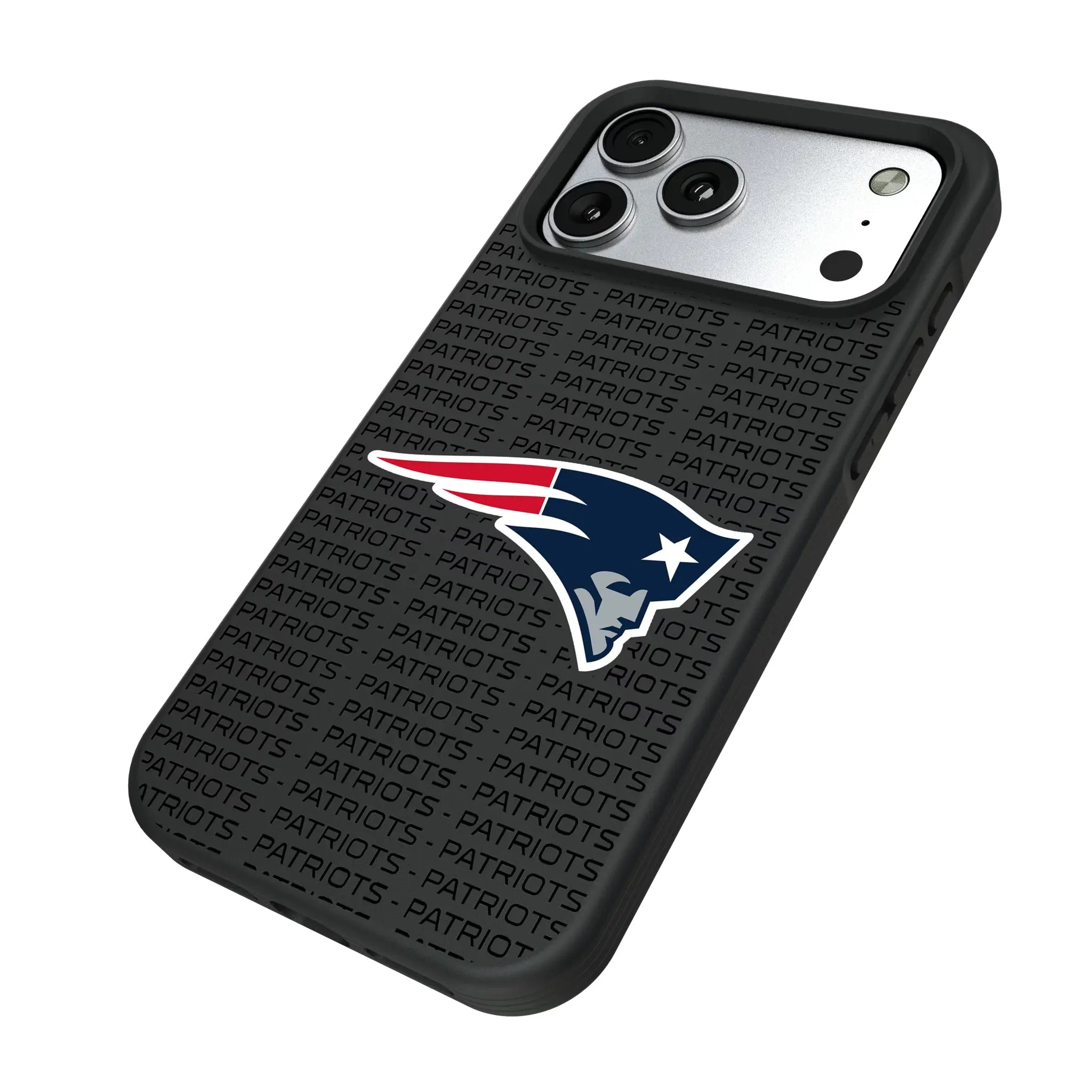 New England Patriots Text Backdrop Bump Phone Case
