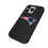 New England Patriots Text Backdrop MagSafe Compatible Phone Case for Apple iPhone