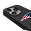 New England Patriots Text Backdrop MagSafe Compatible Phone Case for Apple iPhone