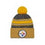 NEW ERA Pittsburgh Steelers NFL On Field Sideline 2023 Yellow Beanie - 757 Sports Collectibles