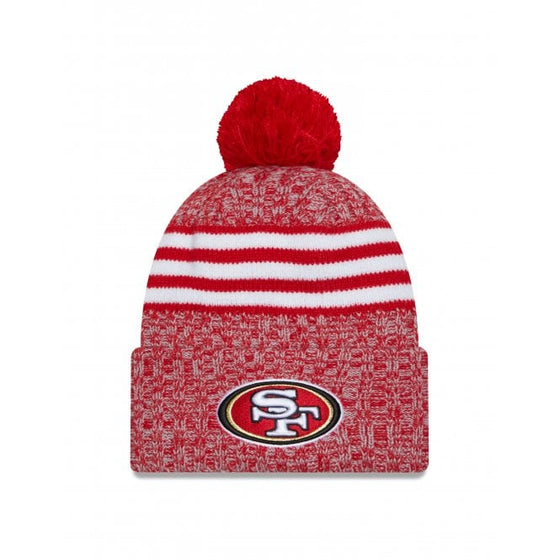 NEW ERA San Francisco 49ers NFL On Field Sideline 2023 Red Beanie Knit Hat - 757 Sports Collectibles