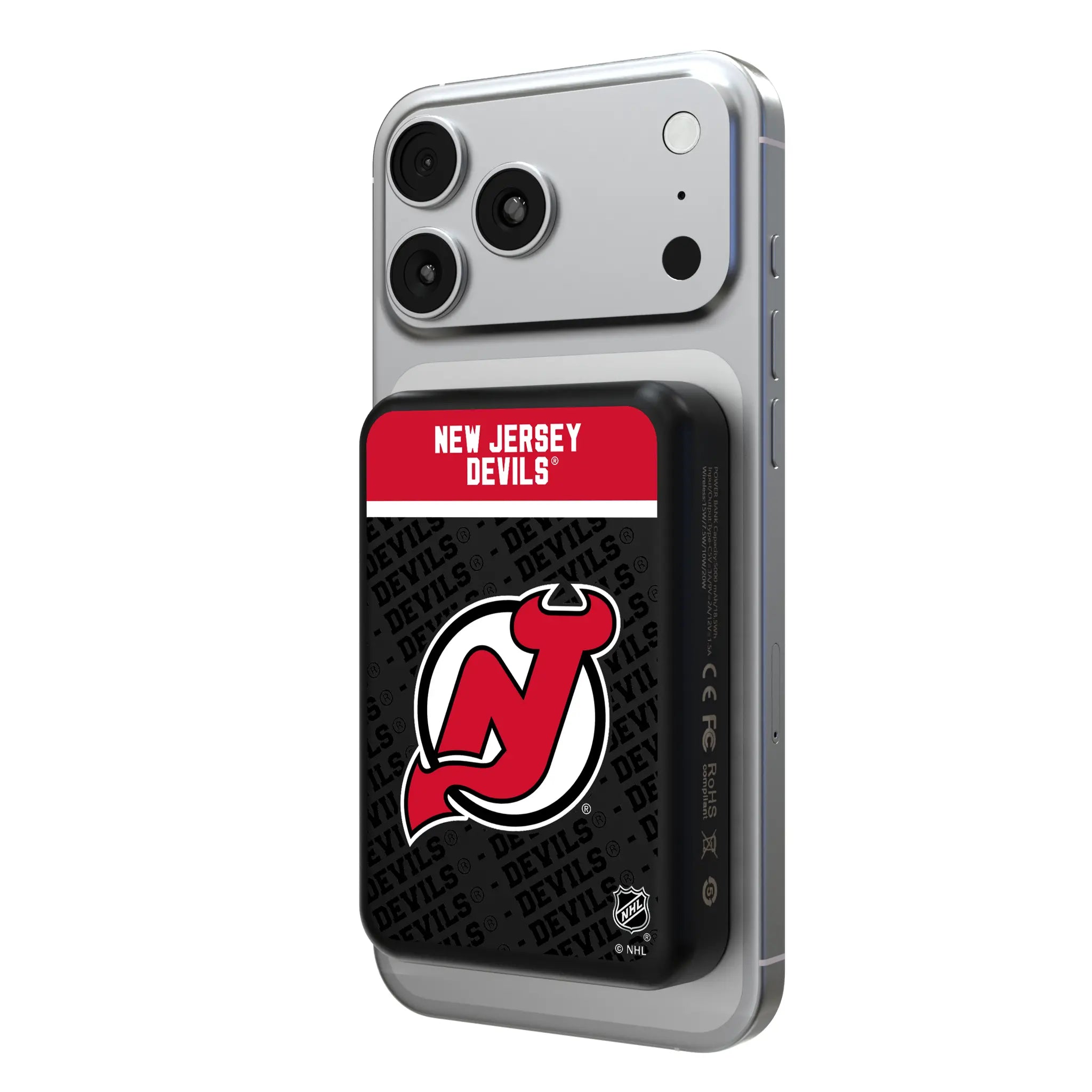 New Jersey Devils Endzone Plus Wireless Mag Power Bank
