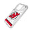 New Jersey Devils Ice Stripe Clear Phone Case for Apple iPhone