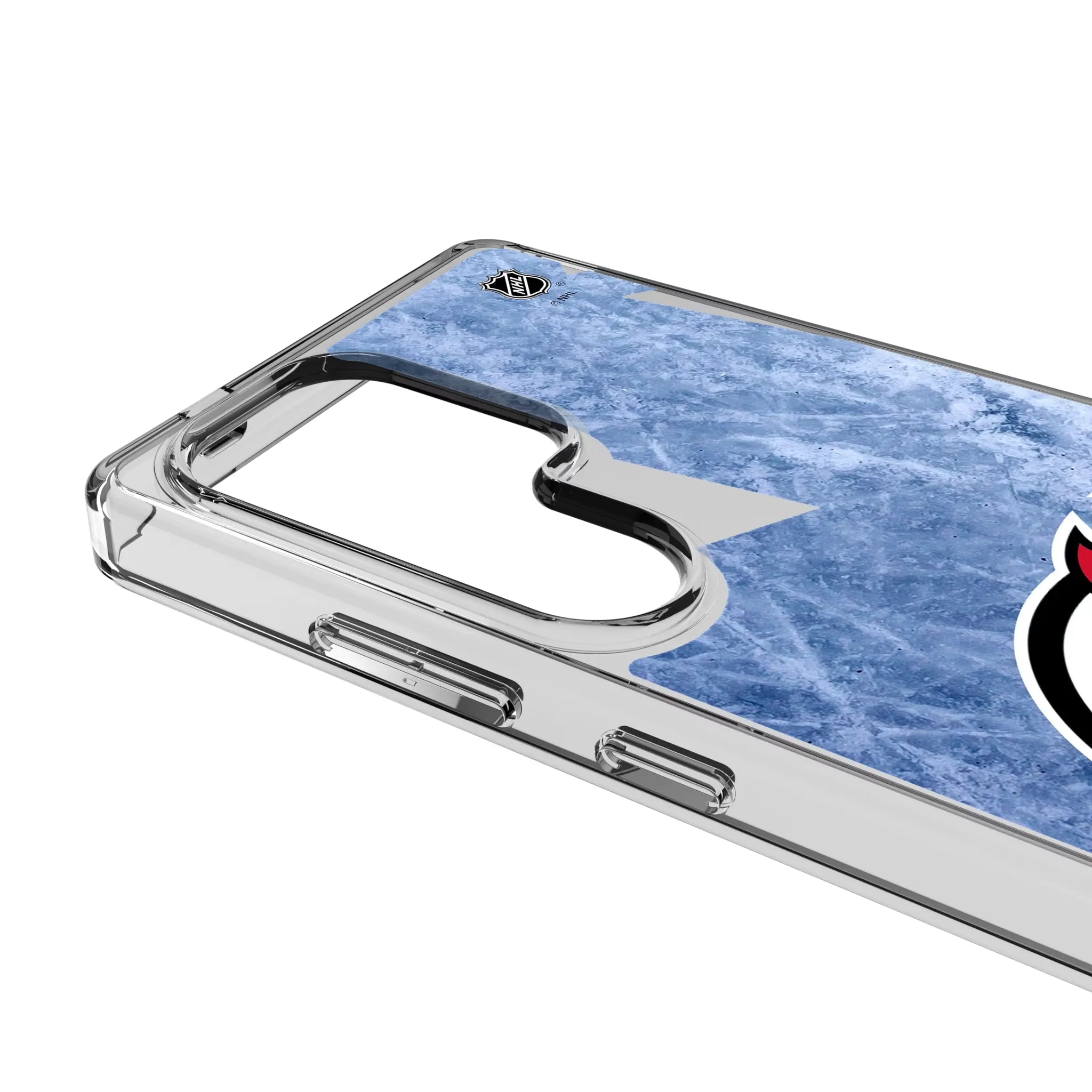 New Jersey Devils Ice Tilt Clear Phone Case for Samsung Galaxy