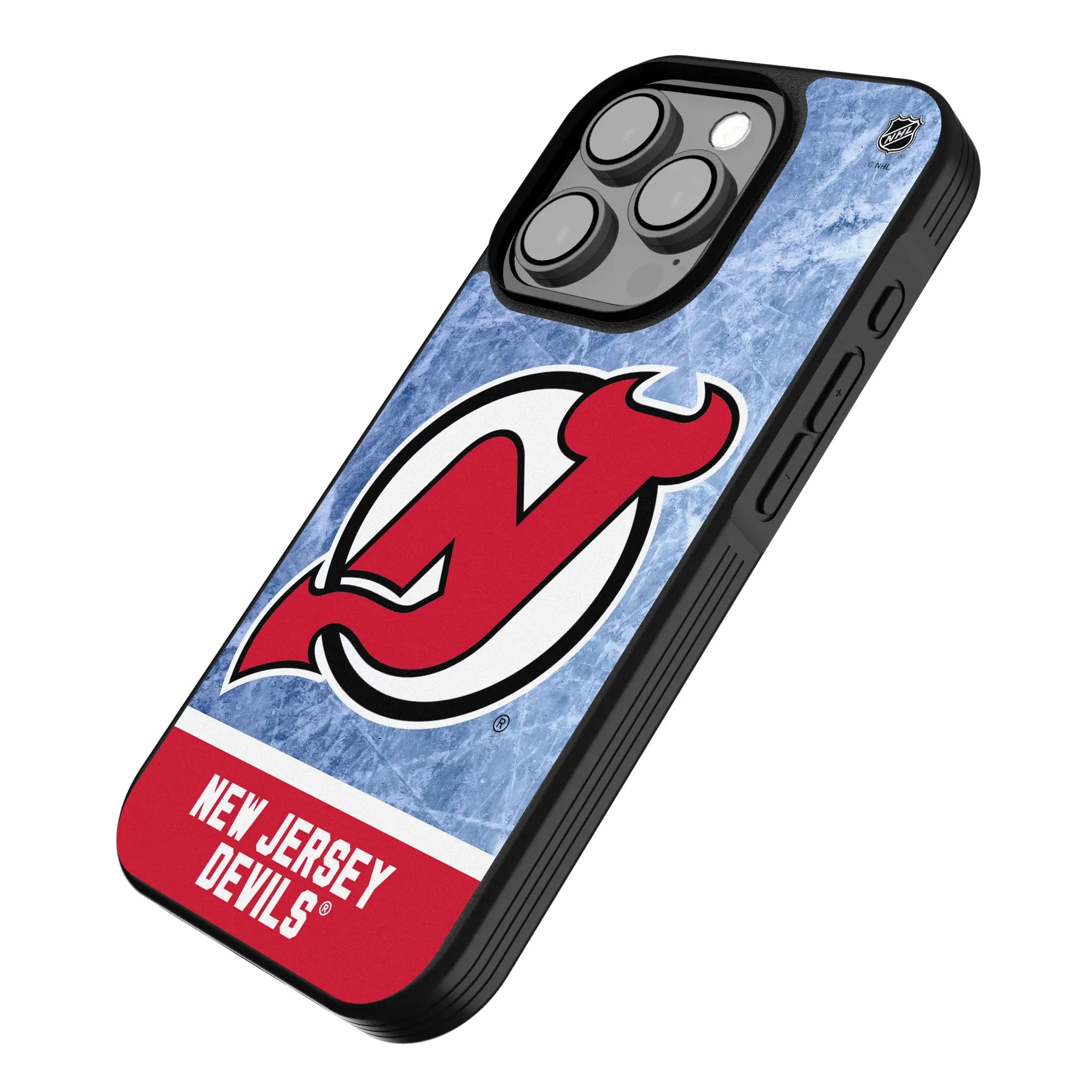 New Jersey Devils Ice Wordmark Bump Phone Case