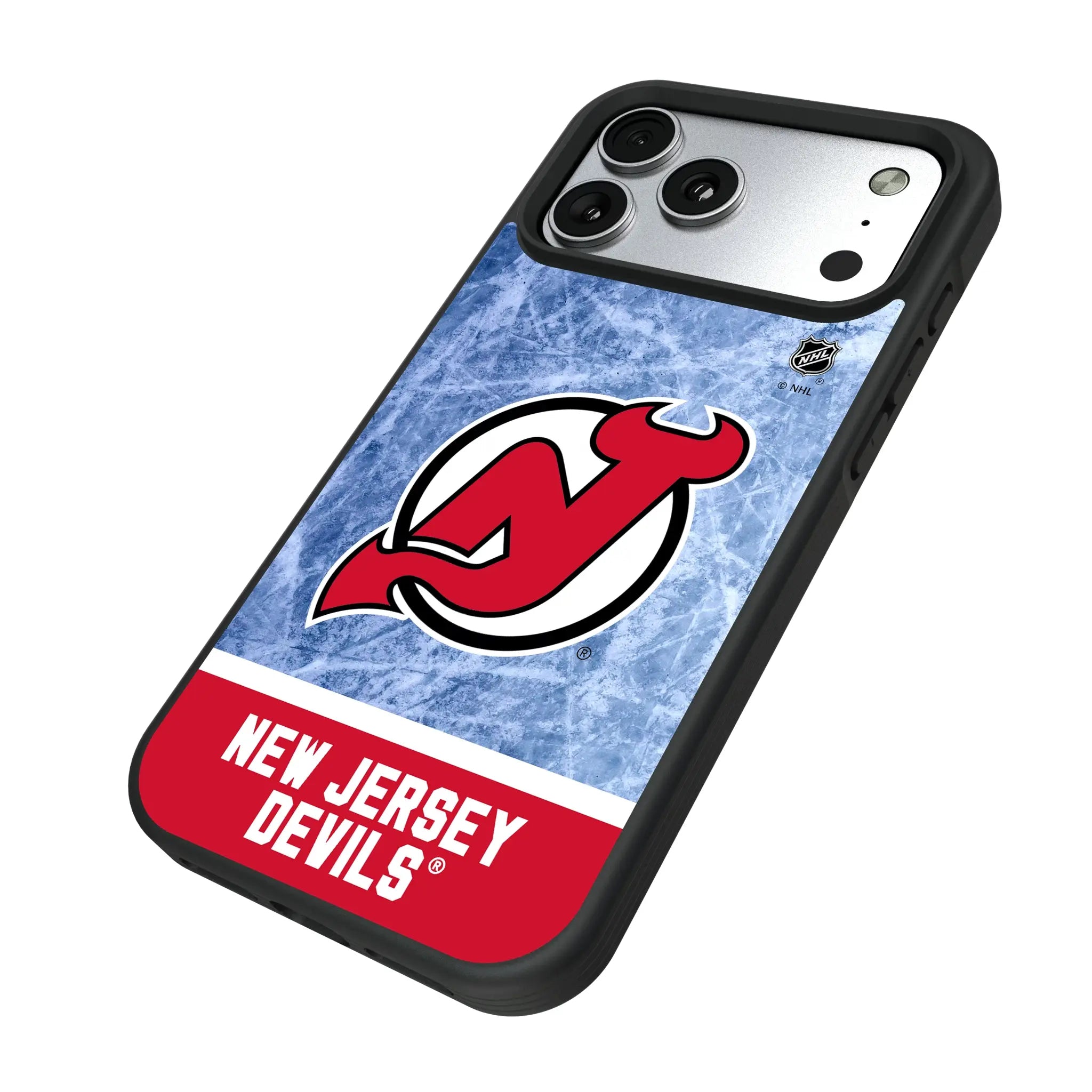 New Jersey Devils Ice Wordmark Bump Phone Case