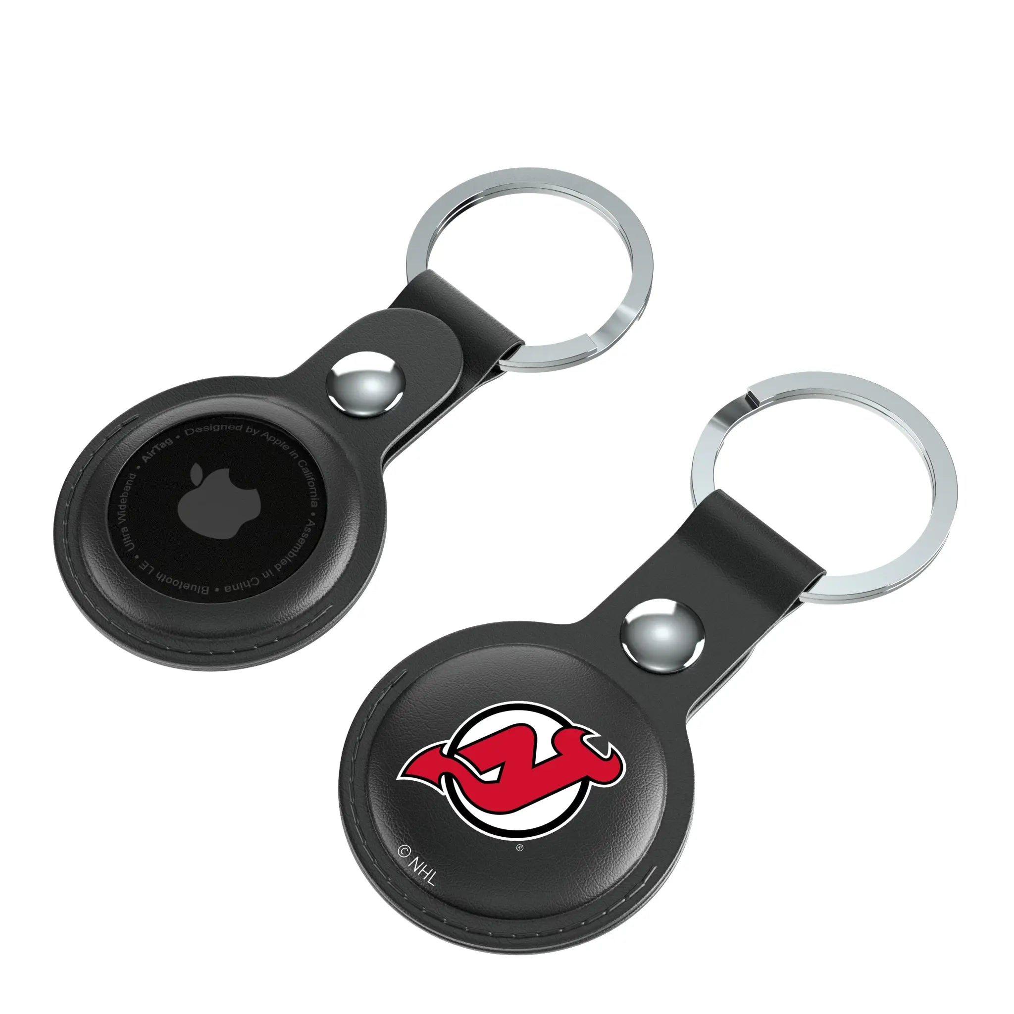 New Jersey Devils Insignia Black Airtag Holder 2-Pack