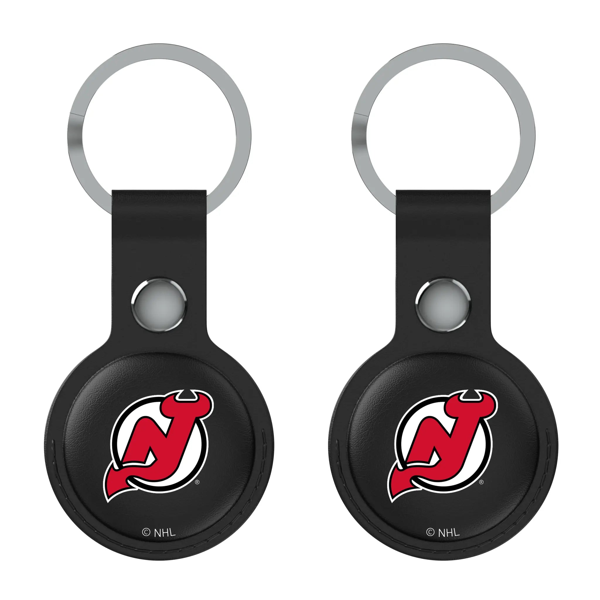 New Jersey Devils Insignia Black Airtag Holder 2-Pack